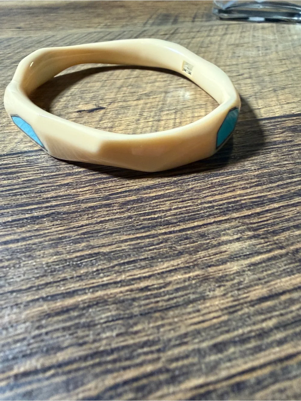 Ippolita Ivory Resin & Turquoise Bangle Bracelet